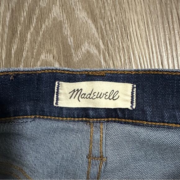 Madewell 10" High-Rise Skinny Jeans in Danny Wash:‎ Tencel Denim Edition Sz 23T - Picture 7 of 15